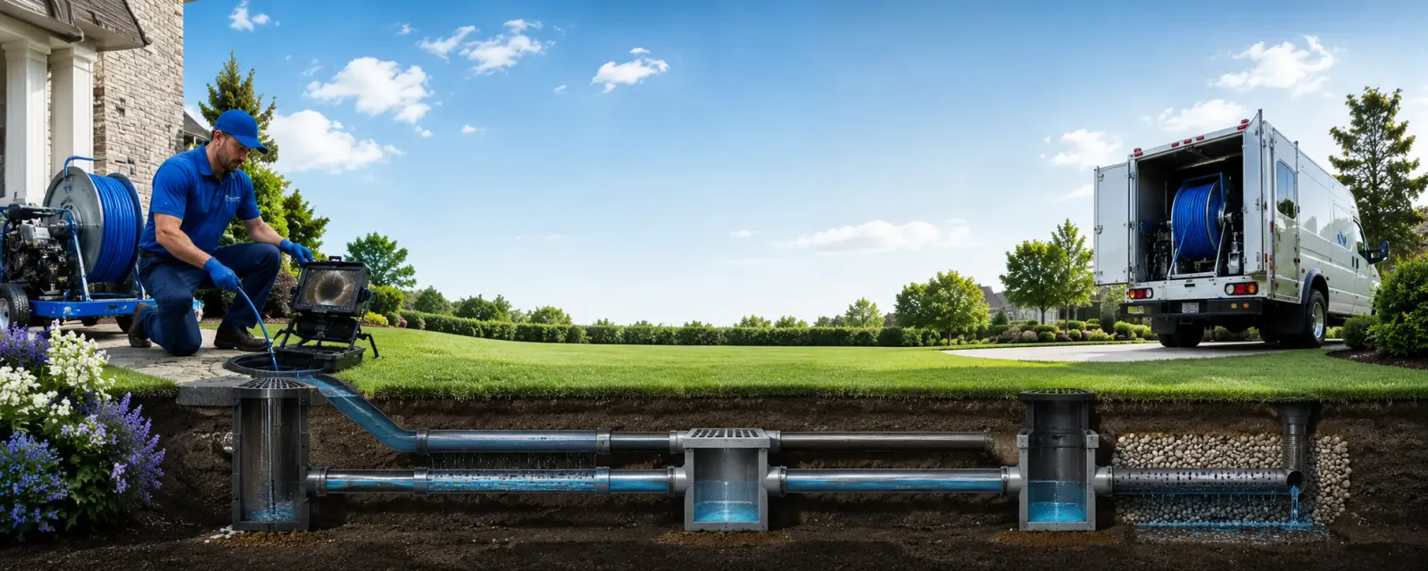 Outdoor drain cleaning information for Masonville, NY